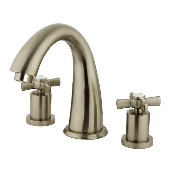 Kingston Brass Roman Tub Faucet, Brushed Nickel, Deck Mount KS2368ZX