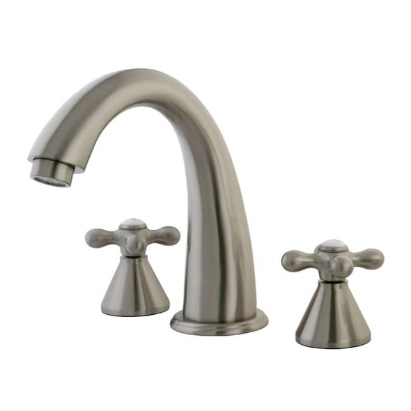 Kingston Brass KS2368AX Roman Tub Filler Metal Cross Handle KS2368AX