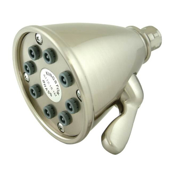 Kingston Brass Shower Head, Brushed Nickel, Wall Mount K139A8