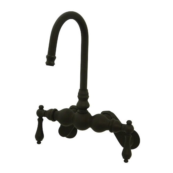 Wall-Mount Clawfoot Tub Faucet, Oil Rubbed Bronze, Tub Wall Mount