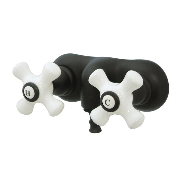 Wall-Mount Clawfoot Tub Faucet, Oil Rubbed Bronze, Tub Wall Mount