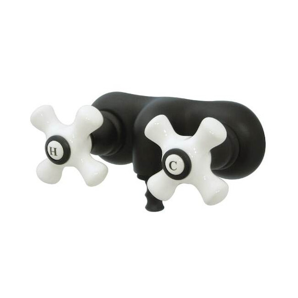 Wall-Mount Clawfoot Tub Faucet, Oil Rubbed Bronze, Tub Wall Mount
