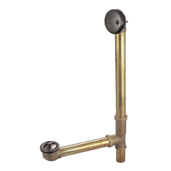 Kingston Brass DLL3165 16" Tub Waste & Overflow With Lift & Lock Drain DLL3165