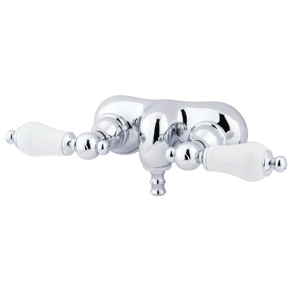 Kingston Brass CC46T1 3-38" Wall Mount Tub Filler CC46T1 Kingston Brass CC46T1 3-38" Wall Mount Tub Filler CC46T1