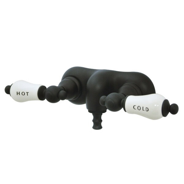 Wall-Mount Clawfoot Tub Faucet, Oil Rubbed Bronze, Tub Wall Mount