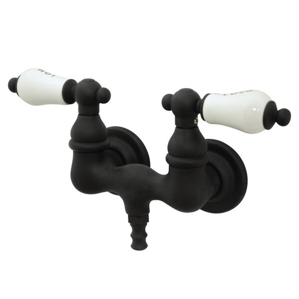 Wall-Mount Clawfoot Tub Faucet, Oil Rubbed Bronze, Tub Wall Mount