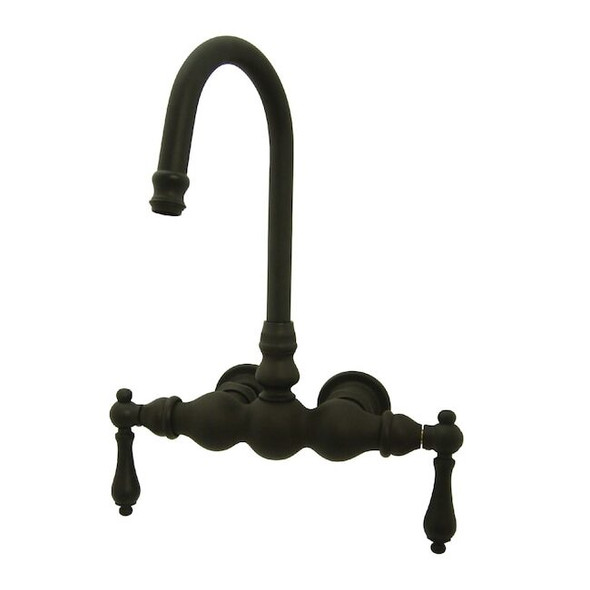 Wall-Mount Clawfoot Tub Faucet, Oil Rubbed Bronze, Tub Wall Mount