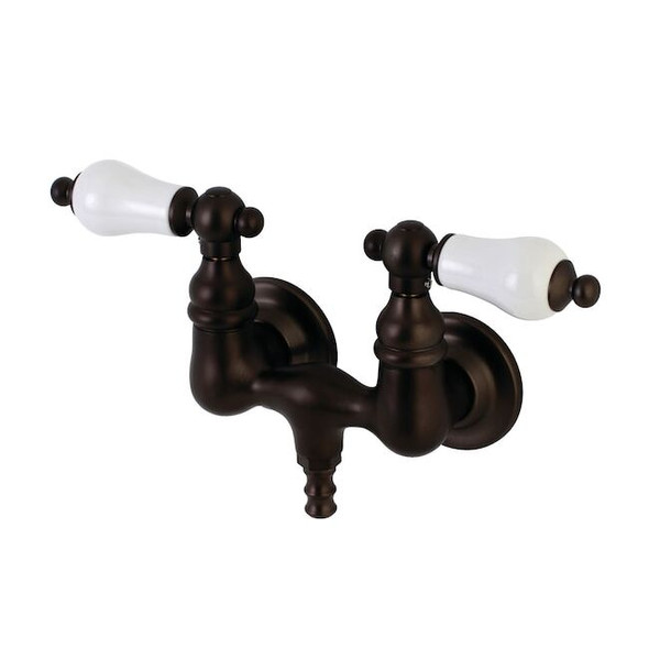 Wall-Mount Clawfoot Tub Faucet, Oil Rubbed Bronze, Tub Wall Mount