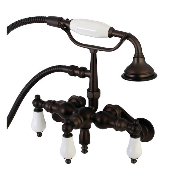 Wall-Mount Clawfoot Tub Faucet, Oil Rubbed Bronze, Tub Wall Mount