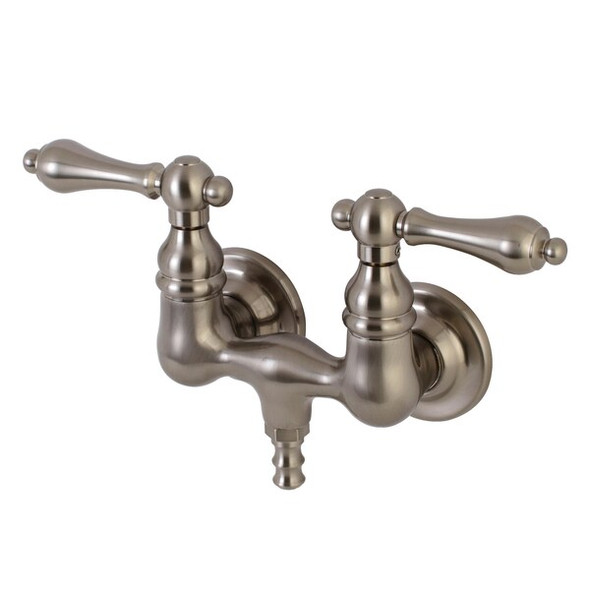 Wall-Mount Clawfoot Tub Faucet, Brushed Nickel, Tub Wall Mount