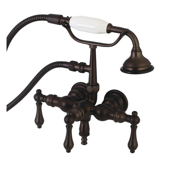 Wall-Mount Clawfoot Tub Faucet, Oil Rubbed Bronze, Tub Wall Mount