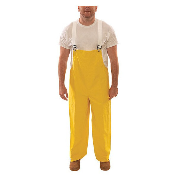 Flame-Resistant Rain Bib Overall, XL, 31 in Inseam, Neoprene, snaps