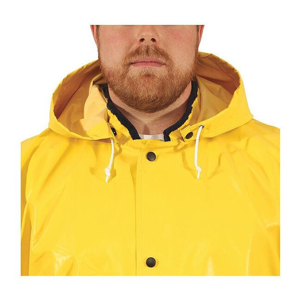 Tingley Flame-Resistant Rain Hood, Nylon, 9 oz, Yellow, L H12107