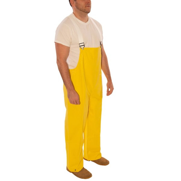 Flame-Resistant Rain Bib Overall, S, 28 in Inseam, Neoprene, Snap  O12007.SM.01