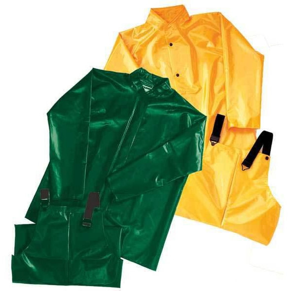 Tingley Rain Bib Overall,Unrated,Green,4XL O22008