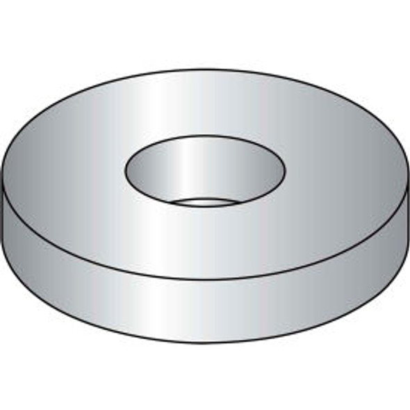 Flat Washer - 3/8"" - Medium Carbon Steel - Zinc - USS - Made In USA - Pkg of 10