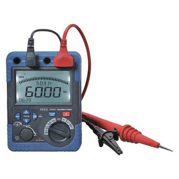 Reed Instruments Insulation Tester,Digital,High Voltage R5002
