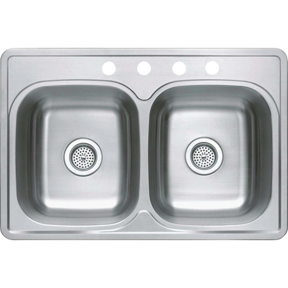 CMI 33x22x4 Dbl Ss Sink 003-513