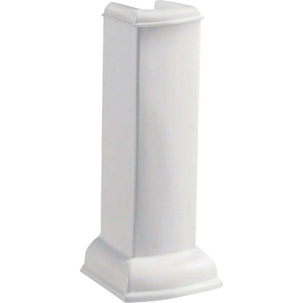 Compass Manufacturing Hillview White Vitreous China Pedestal Sink Base 572-7887