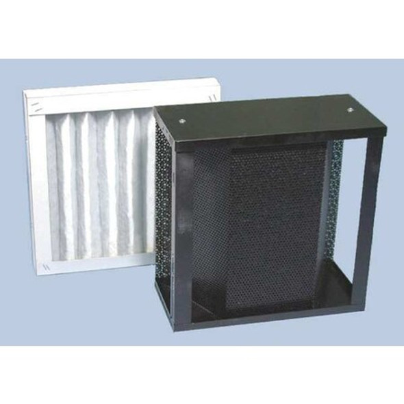 Extract-All 12x12x8 Pleated Air Filter, Carbon, MERV 7 F-987-5A