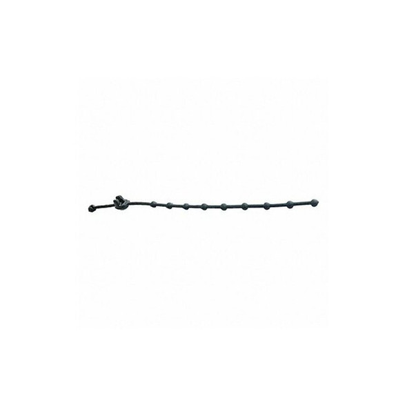 Erickson Beaded Cable Tie,8" L,Black 06810 Erickson Beaded Cable Tie,8" L,Black 06810
