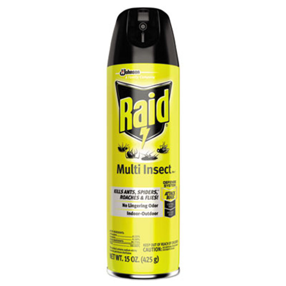 Raid® Multi Insect Killer, 15 oz Aerosol Spray 300819EA