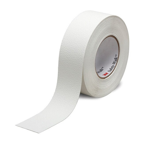 Anti-Slip Tape vinyl Proprietary Grit Size, White, 4" W x 60 ft. L, 23 mil Thick