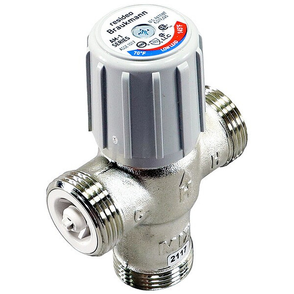 Honeywell Home AM-1 SERIES LEAD FREE MIXING VALVE,1/2", AM100-UT-1LF