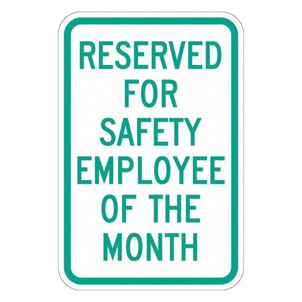 Lyle Employee Parking Sign,18" x 12, T1-1184-DG_12x18 T1-1184-DG_12x18
