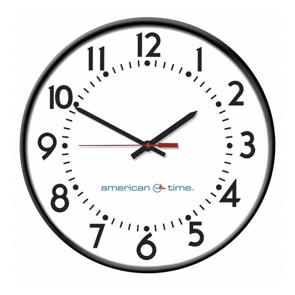 American Time Clock,Steel Case,Analog,1-5/8" D,110V U55BHAA504