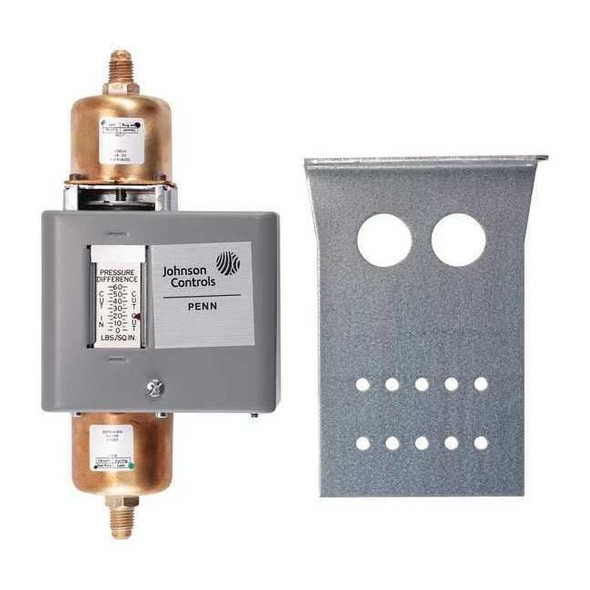 Johnson Controls Differential Pressure Control,SPDT P74FA-1C