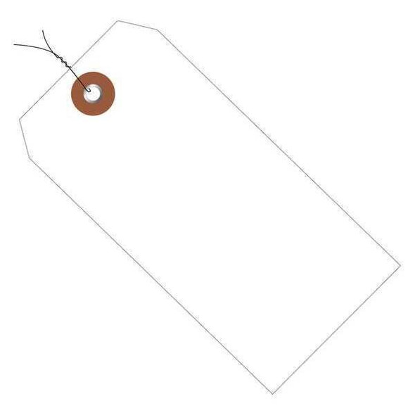 Partners Brand WiredPlasticShpngTag,6-1/4"x3-1/8",PK100 G26057W Partners Brand WiredPlasticShpngTag,6-1/4"x3-1/8",PK100 G26057W