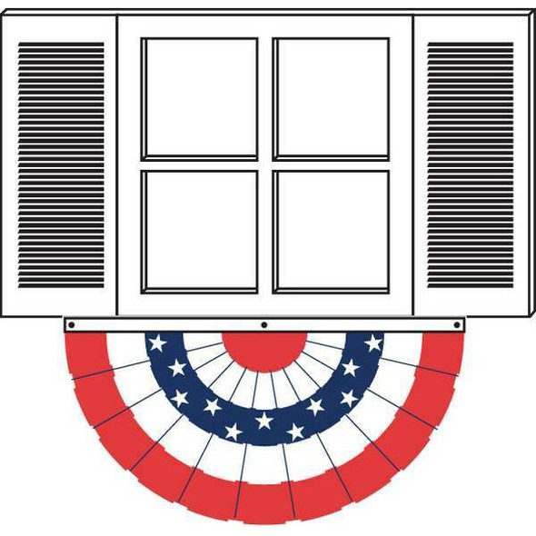 Annin Flagmakers US Bunting Fan,3x6 Ft 483250