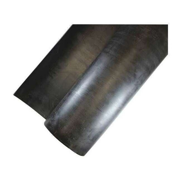 1/16" Military Spec. Buna-N Rubber Sheet, 36"x36", Black, 70A
