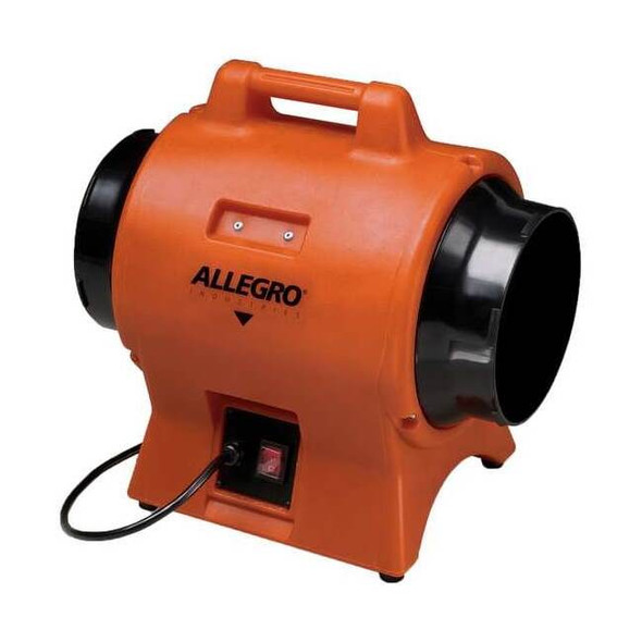 Allegro Industries ConfinedSpaceBlower,Blk/Orng/Yell,12.5"W 9539-08
