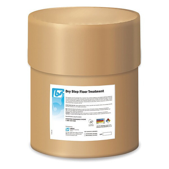Best Sanitizers Dry Step Floor Treatment,Granules,100 lb DS10001