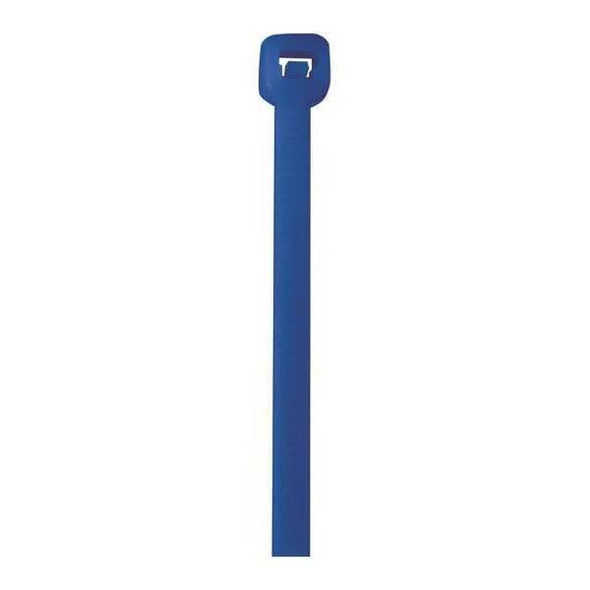 Partners Brand Cable Tie, 11 in L, Blue, Nylon, 50 lb Strength, 1000 PK CT115D