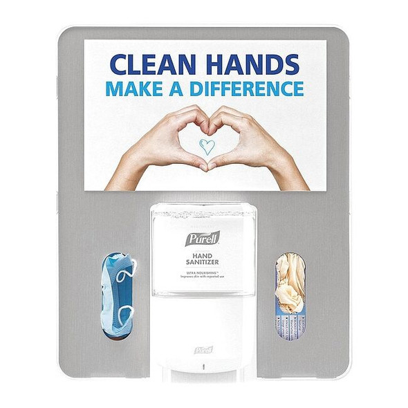 Purell MESSENGER Floor Stand Hygiene Bracket Accessory Attachment 7399-HB-SLV