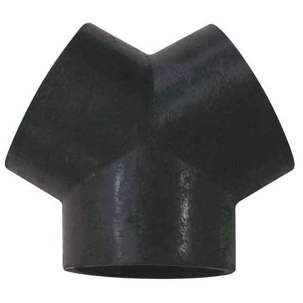 Hi-Tech Duravent Y Connector,Rubber,4"OD,10"L 0652-0300-0001