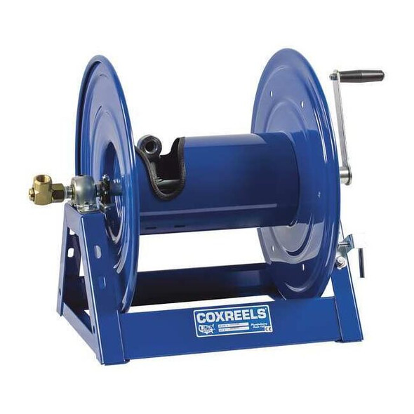 Coxreels Hand Crank Hose Reel,100 ft,1/2" ID,Blue 1125-4-100