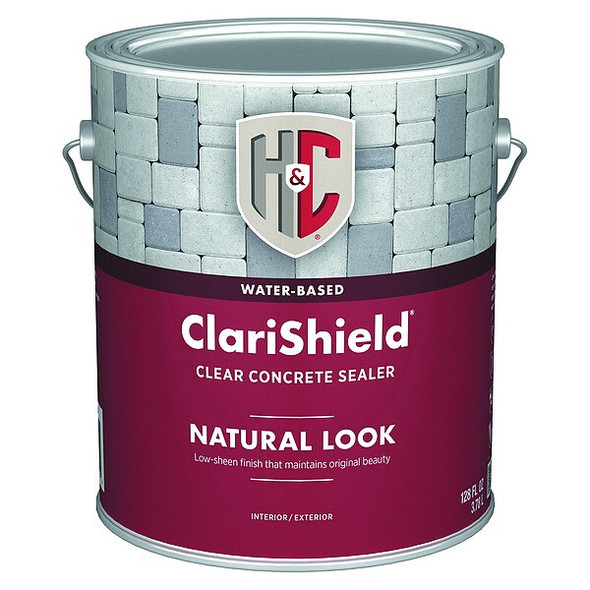 H&c Sealer, Flat Finish, Clear, Water Base 50.100214-16