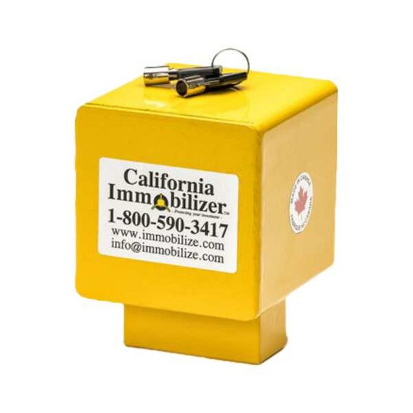 California Immobilizer Bulldog Style Coupler Lock, Yellow G00100