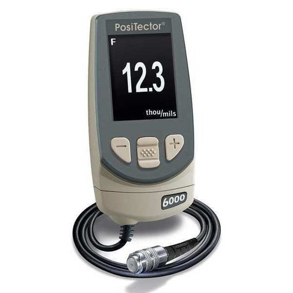 Defelsko Coating Thickness Gage,3 ft. Cord L PosiTector 6000 FTS3