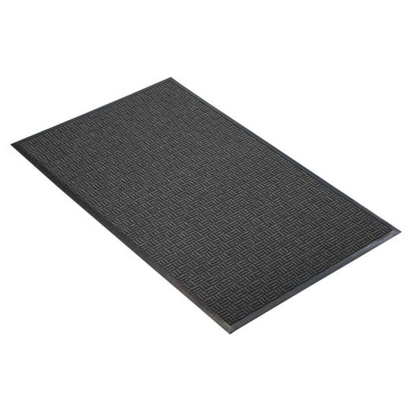 Entrance Mat, Polypropylene, 3-8 in Thick, Charcoal, 2 ft W x 3 ft L  167S0023CH