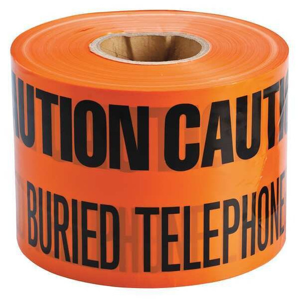 Manufacturer Varies Undrgrnd Mrkng Tape,Ornge,1000 ft L,6 in 91297