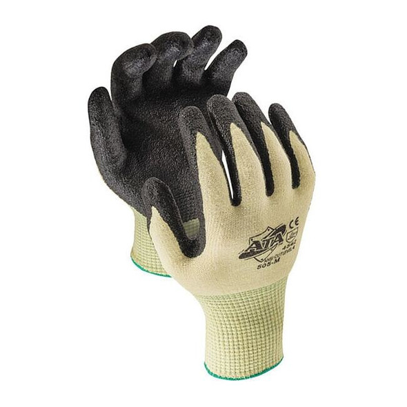 Cut Resistant Coated Gloves, Cut Level A4 ,Dipped ,Nitrile ,Smooth ,M 1 PR
