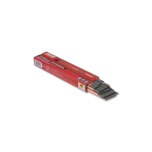 DC Pointed Copperclad® Gouging Electrode, 3/16 in dia x 12 in L Pack of 50