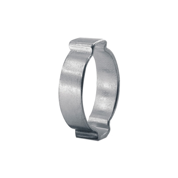 2-Ear Zinc-Plated Hose Clamp, 3/4 in OD, 0.638 in to 0.787 in dia, 0.335 in W, Steel Pack of 100