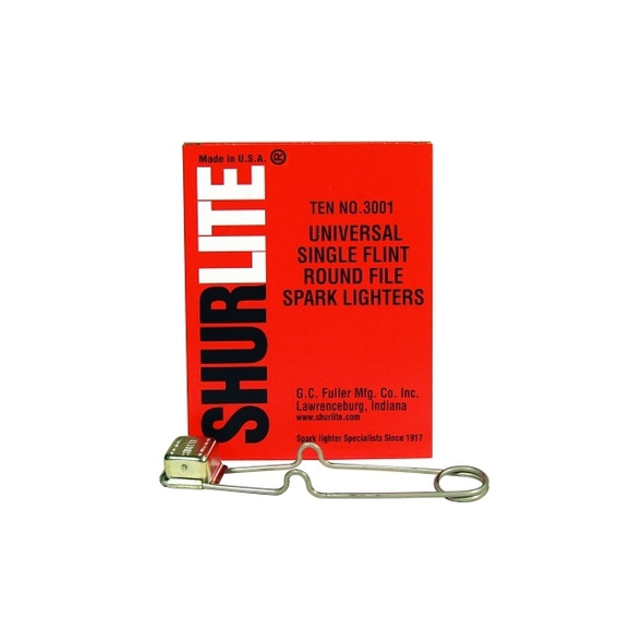 Shurlite® Spark Lighter, Universal Single-Flint Round Lighter Pack of 10