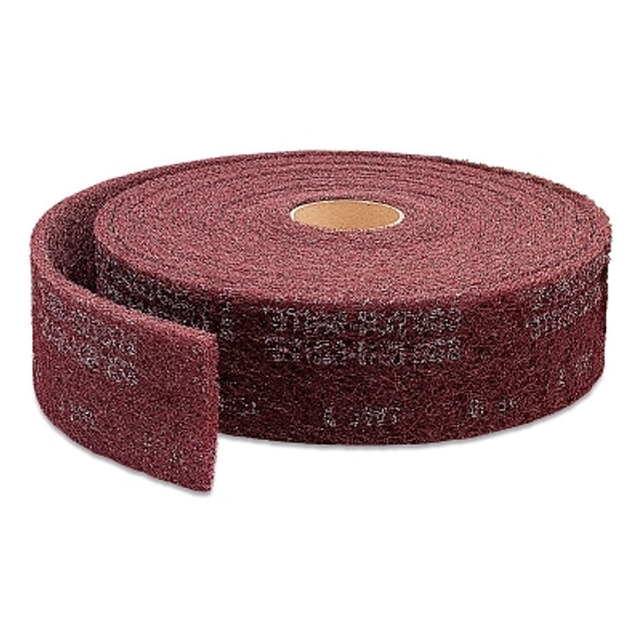 Clean and Finish Rolls, 4 in x 30 ft, Very Fine, Maroon, 3 per case Pack of 3